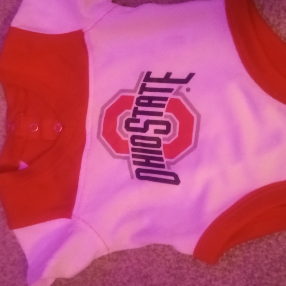Ohio State Kids One Piece - Red and White